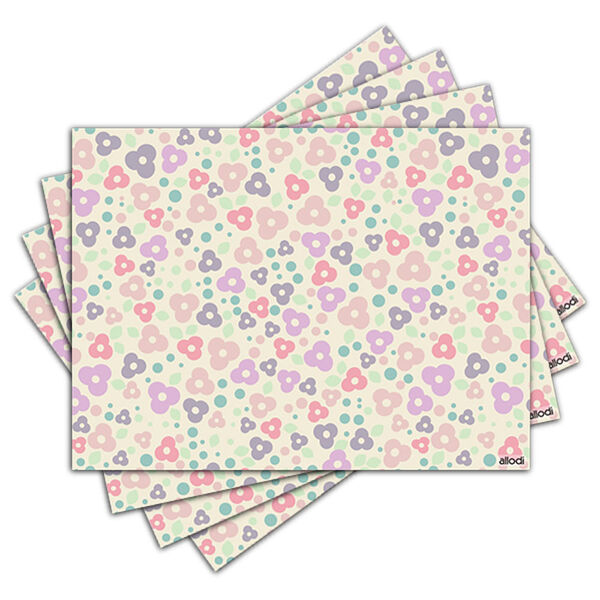 Jogo Americano - Flores Com 4 Peças - 172jo