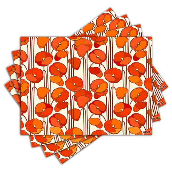 Jogo Americano - Flores Com 4 Peças - 208jo