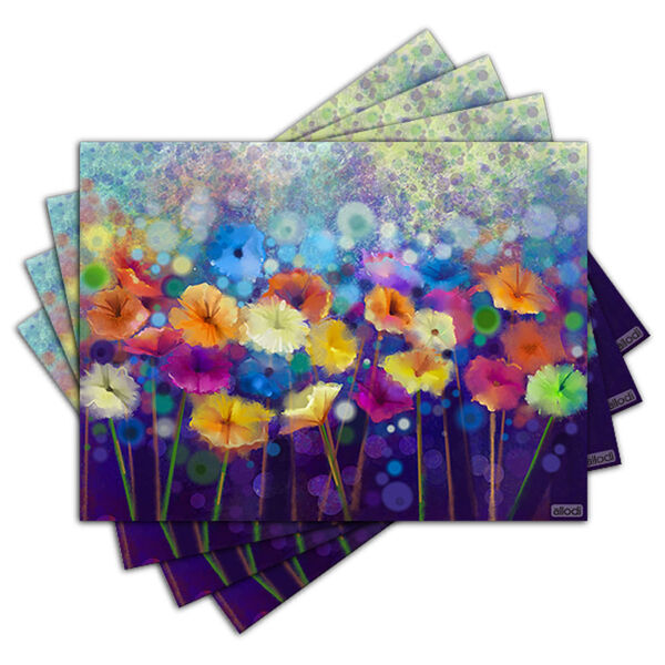 Jogo Americano - Flores Com 4 Peças - 858jo