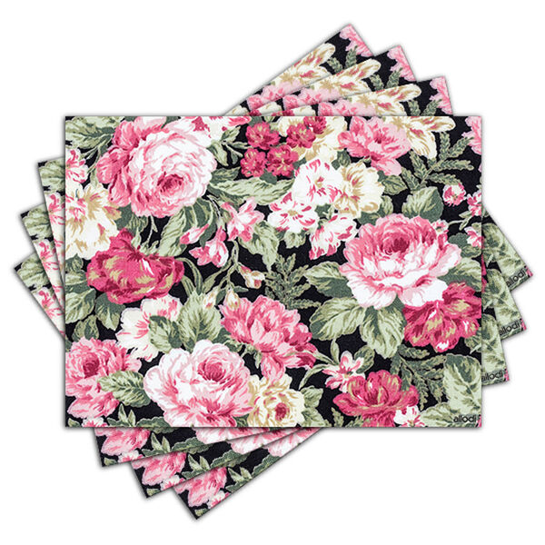 Jogo Americano - Flores Com 4 Peças - 861jo