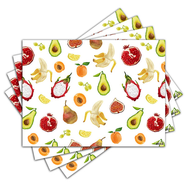 Jogo Americano - Frutas Com 4 Peças - 1022jo