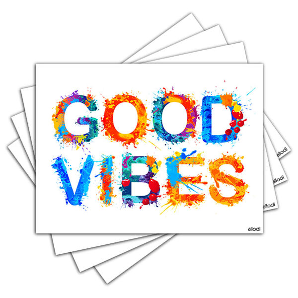 Jogo Americano - Good Vibes Com 4 Peças - 1019jo