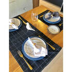 Jogo Americano Grid Preto