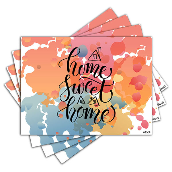 Jogo Americano - Home Sweet Home Com 4 Peças - 1176jo
