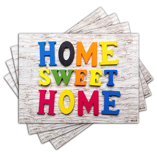 Jogo Americano - Home Sweet Home Com 4 Peças - 949jo