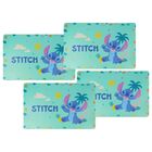 Jogo Americano Infantil 43x25cm Pvc Stitch Disney 4 Unidades