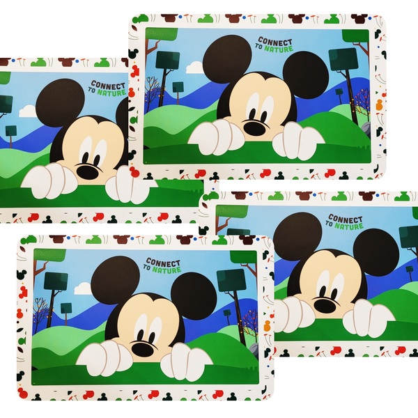 Jogo Americano Infantil Mickey Mouse 43x28cm 4 Peças - Tuut