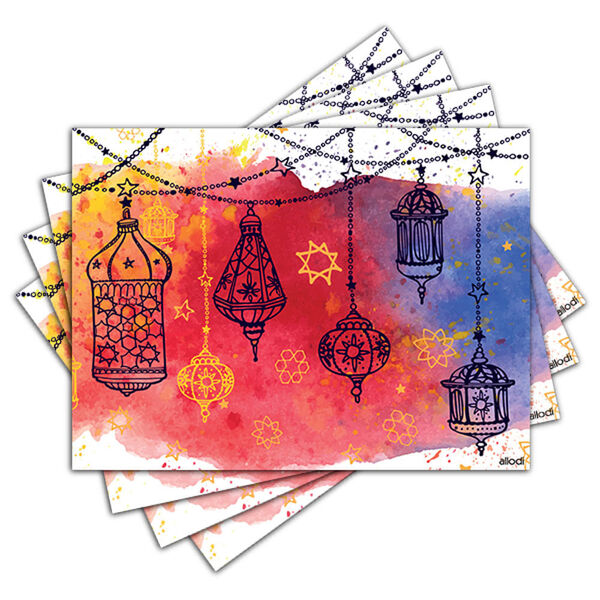 Jogo Americano - Lanternas Com 4 Peças - 1044jo