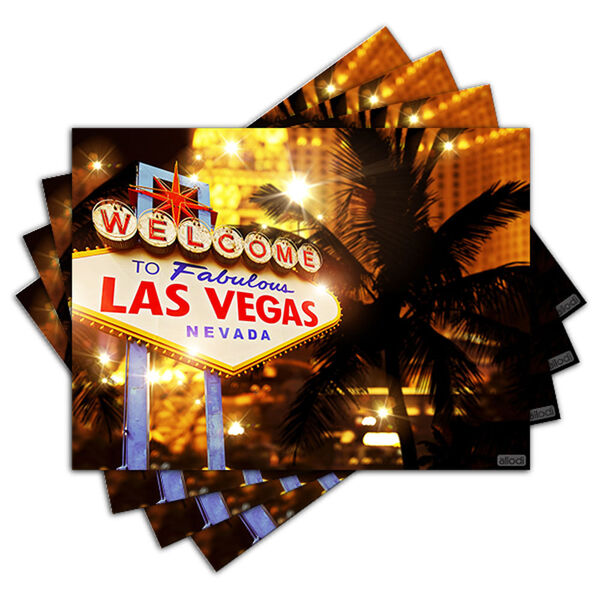 Jogo Americano - Las Vegas Com 4 Peças - 460jo