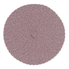 Jogo Americano Liso Redondo Rosa 38cm