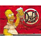 Jogo Americano Lona Emborrachada Cerveja Duff Beer 4 Peças Co