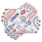 Jogo Americano - Londres Com 4 Peças - 1118jo