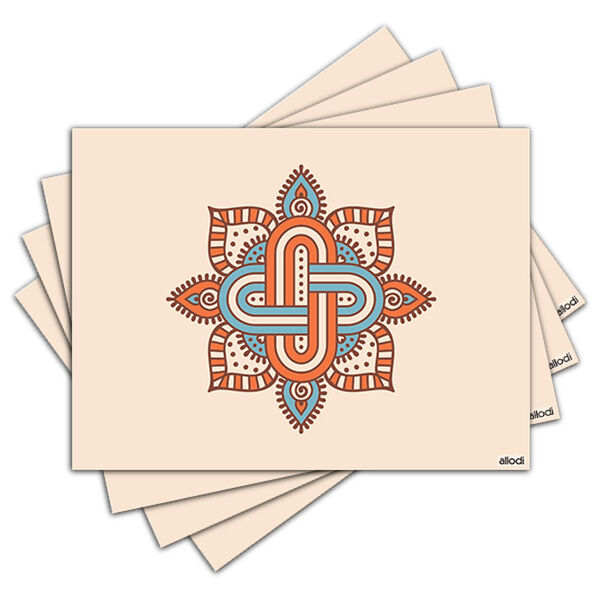 Jogo Americano - Mandala Com 4 Peças - 742jo