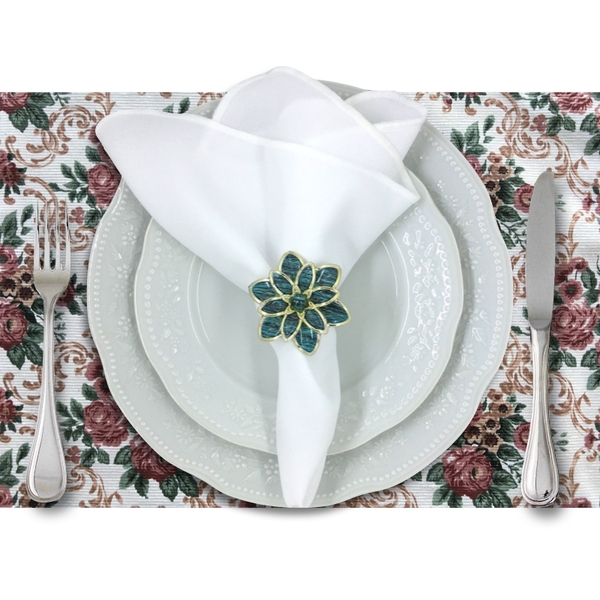 Jogo Americano Maria Charlô Floral - 4 Unds