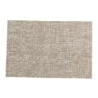 Jogo Americano Marrom 45x30x1cm 4 Peças Cromus