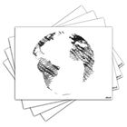 Jogo Americano - Mundo Com 4 Peças - 966jo