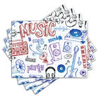 Jogo Americano - Music Com 4 Peças - 054jo