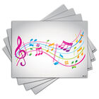 Jogo Americano - Musica Com 4 Peças - 133jo