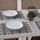 Jogo Americano Natural Triangulos Antiderrapante 2pçs