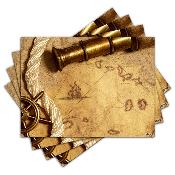 Jogo Americano - Navegação Com 4 Peças - 018jo