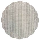 Jogo Americano Palha Natural 40cm C/ Bordado Cru