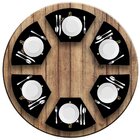 Jogo Americano Para Mesa Redonda Wevans