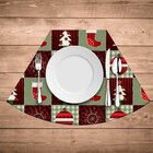 Jogo Americano Para Mesa Redonda Wevans Botas E Pinheiros