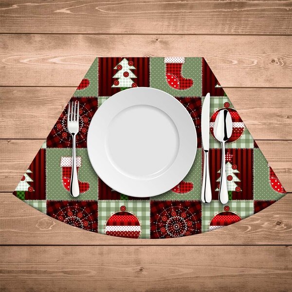 Jogo Americano Para Mesa Redonda Wevans Botas E Pinheiros