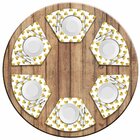 Jogo Americano Para Mesa Redonda Wevans Corações