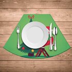 Jogo Americano Para Mesa Redonda Wevans Cute Noel Green