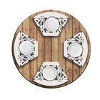 Jogo Americano Para Mesa Redonda Wevans Faixa Quebra Nozes