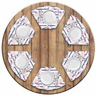 Jogo Americano Para Mesa Redonda Wevans Floral Rose