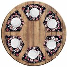 Jogo Americano Para Mesa Redonda Wevans Flowers Paradise