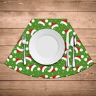 Jogo Americano Para Mesa Redonda Wevans Multi Tocas Natal