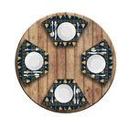 Jogo Americano Para Mesa Redonda Wevans Premium Natal