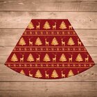 Jogo Americano Para Mesa Redonda Wevans Premium Vermelho