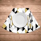 Jogo Americano Para Mesa Redonda Wevans Triângulos