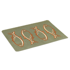 Jogo Americano Peixes Verde 0,31x0,42cm