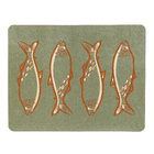 Jogo Americano Peixes Verde 0,31x0,42cm