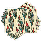 Jogo Americano - Penas Com 4 Peças - 577jo