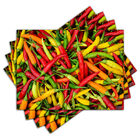 Jogo Americano - Pimenta Com 4 Peças - 768jo