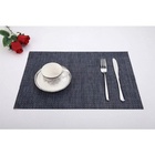 Jogo Americano Pvc Tramado Azul Marinho 30x45 4 Peças - Jolit