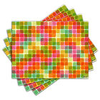 Jogo Americano - Quadrados Com 4 Peças - 264jo