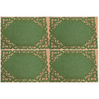 Jogo Americano Rechilie  4 Unidades Musgo 30x45cm