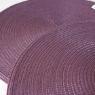 Jogo Americano Redondo 38 Cm Yoi Tyft Sousplat Lugar Unidade