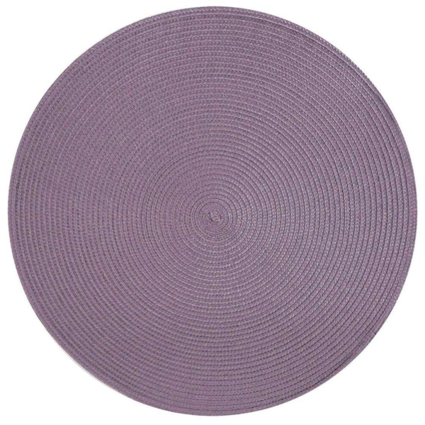 Jogo Americano Redondo 38 Cm Yoi Tyft Sousplat Lugar Unidade