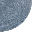 Jogo Americano Redondo 4 Unidades -  Renda Azul