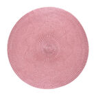 Jogo Americano Redondo 4 Unidades -  Renda Rosa Vintage