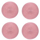 Jogo Americano Redondo 4 Unidades -  Renda Rosa Vintage