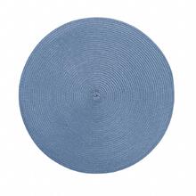 Jogo Americano Redondo  4 Unidades -  Azul Jeans